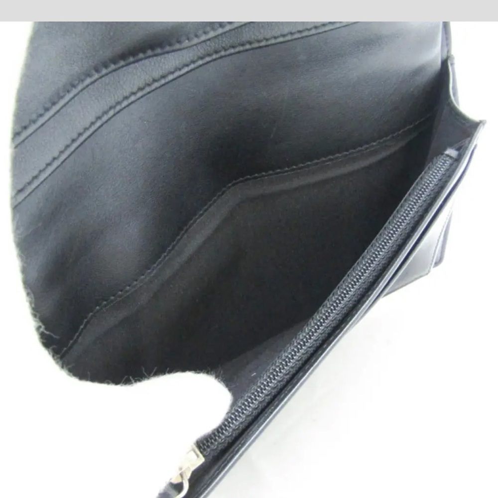 Chanel Black Patent CC Logo Flap Wallet - Picture 10 of 11